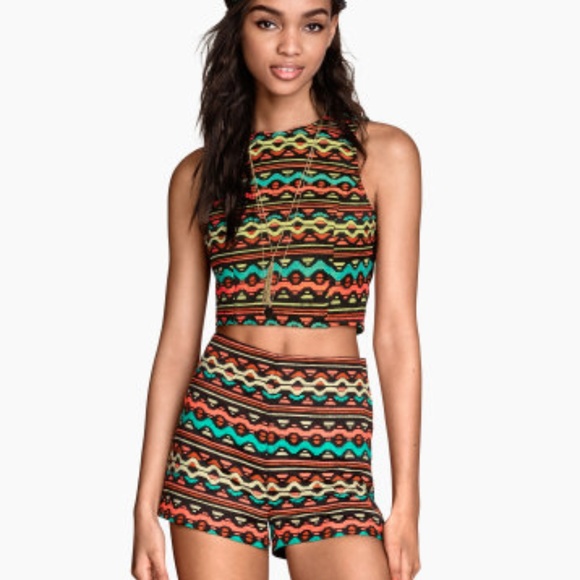 H&M Coachella Line Two Piece Set - Picture 2 of 4